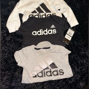 Toddler Adidas onesies